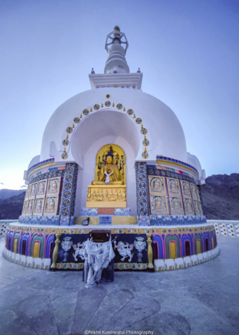 Shanti Stupa Close up